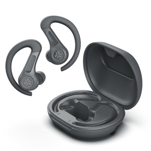 JLab JBuds Sport ANC 4 Auriculares Deportivos Bluetooth con Cancelación Activa de Ruido Grafito