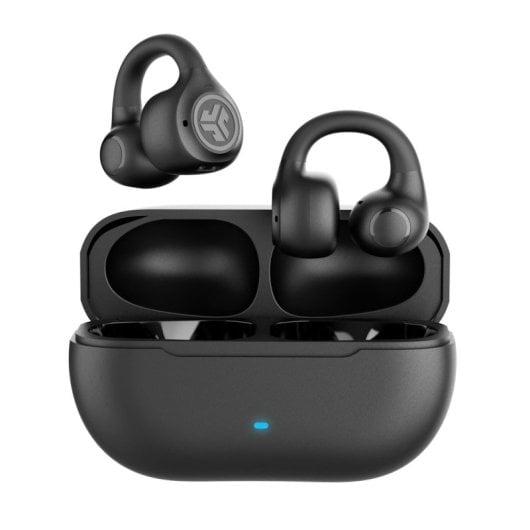 JLab Flex Auriculares Inalámbricos Abiertos con Diseño de Clip Negros