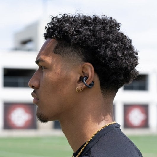 JLab Flex Auriculares Inalámbricos Abiertos con Diseño de Clip Negros