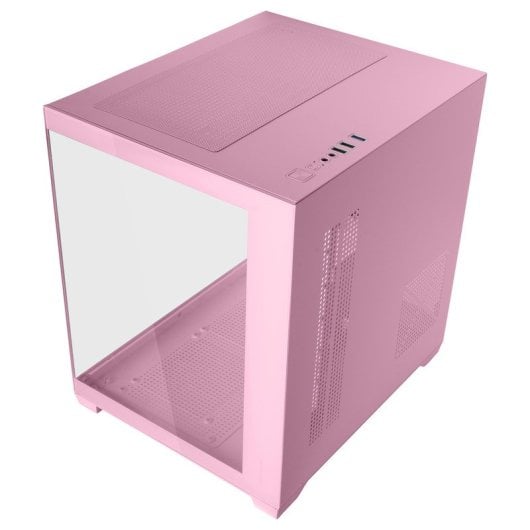 Mars Gaming Mc-view2 Caja Pc Microatx Doble Cristal Templado Ventilador Frgb 120mm Rosa