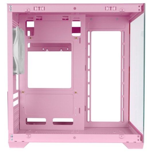 Mars Gaming Mc-view2 Caja Pc Microatx Doble Cristal Templado Ventilador Frgb 120mm Rosa