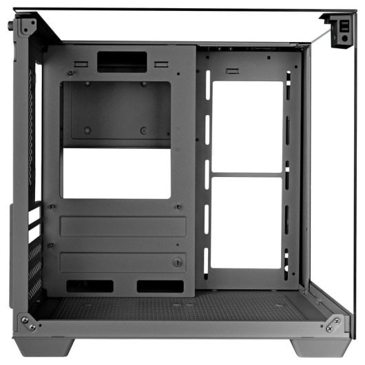 Mars Gaming Mc-visionm Caja Pc Compacta Microatx Triple Cristal Templado Doble Cámara Negro