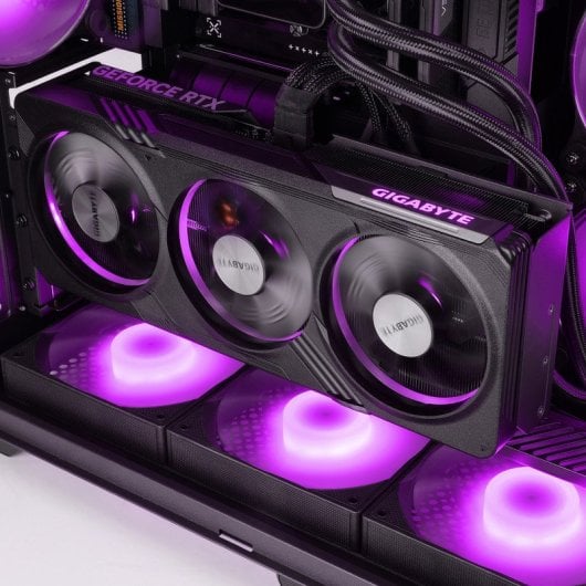 Boîtier PC Mars Gaming Mc-Infinio ATX incurvé en verre trempé, 2 ventilateurs 120 mm, USB-C, noir