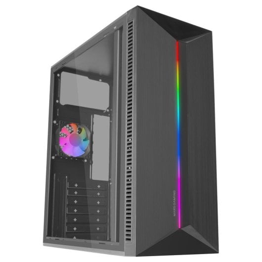 Mars Gaming Mc-blaze ATX PC Case 80mm Ventola Frgb Striscia LED RGB anteriore Nero
