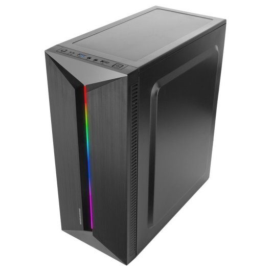 Mars Gaming Mc-blaze ATX PC Case 80mm Ventola Frgb Striscia LED RGB anteriore Nero