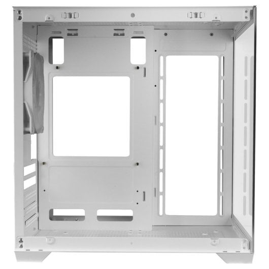 Mars Gaming MC-View2 Caixa Micro-ATX com Dois Vidros Temperados e Ventoinha FRGB 120mm Branca