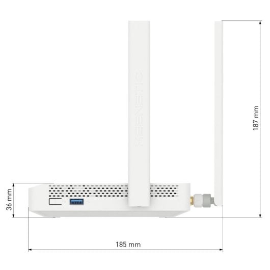 Keenetic Hero 4G Plus KN-2311 Router 4G Doble Banda Wi-Fi 6 Mesh AX1800 4 Puerto Gigabit VPN MU-MIMO
