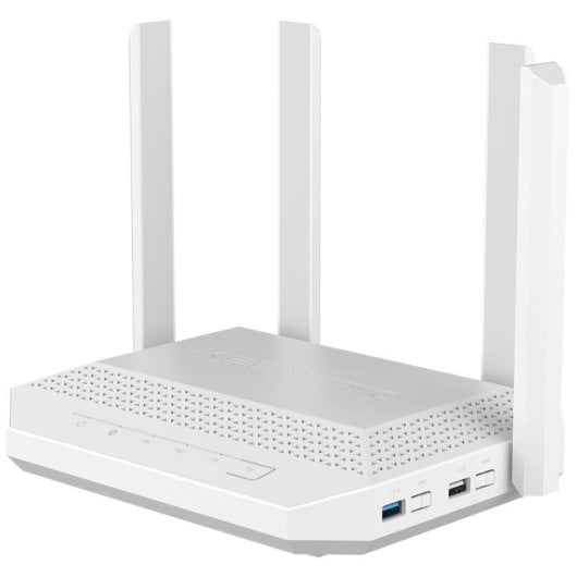 Keenetic Hero KN-1012 Router Wi-Fi 6 Doble Banda Mesh AX3000 1 Puerto Combo RJ45/SFP 2.5Gbps VPN