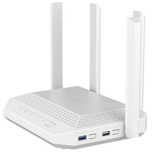Keenetic Hero KN-1012 Router Wi-Fi 6 Doble Banda Mesh AX3000 1 Puerto Combo RJ45/SFP 2.5Gbps VPN