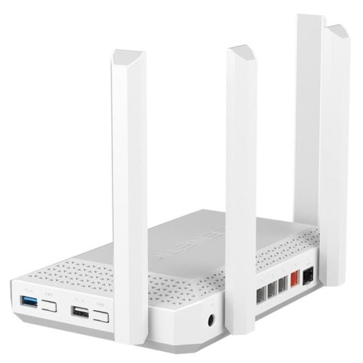 Keenetic Hero KN-1012 Router Wi-Fi 6 Doble Banda Mesh AX3000 1 Puerto Combo RJ45/SFP 2.5Gbps VPN