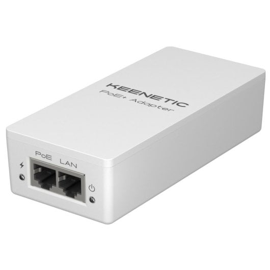 Keenetic PoE Plus Adapter KN-4510 Adaptador PoE+ Gigabit con Fuente de Alimentación 30W
