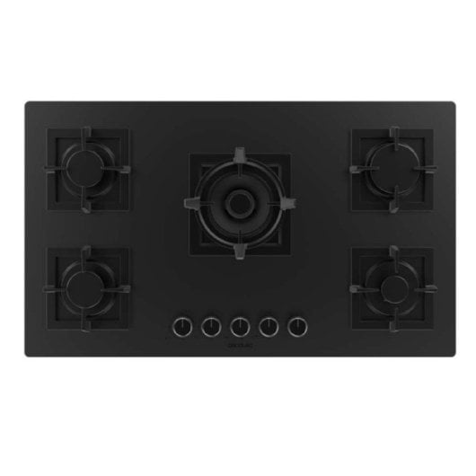 Cecotec Bolero Squad G 5800s Eternal Nano Placa De Gas 5 Fuegos 13,1kW Negro