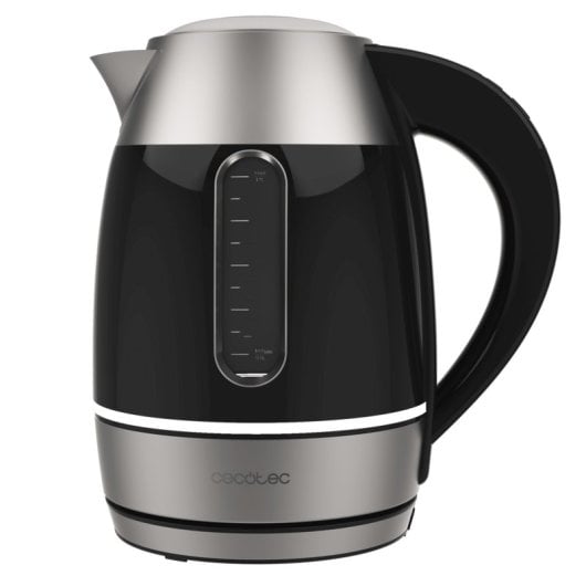 Bollitore Cecotec Thermosense 400 Visionlight 1,7L 2200W LED Touch Nero/Inox