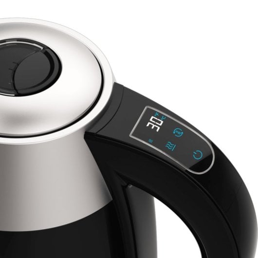 Bollitore Cecotec Thermosense 400 Visionlight 1,7L 2200W LED Touch Nero/Inox