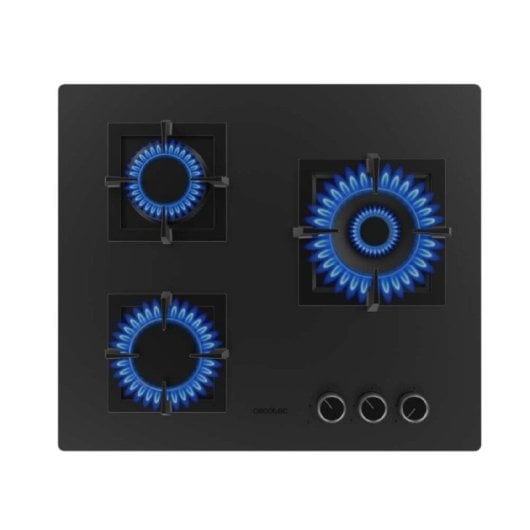 Cecotec Bolero Squad G 3800s Eternal Nano Placa De Gas 3 Fuegos 10,35kW Negro