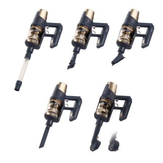 Cecotec Conga Rockstar 10500 Solar AquaPet Flex Aspirador Vertical 780W 100 Min Autonomia Dourado/Cinzento