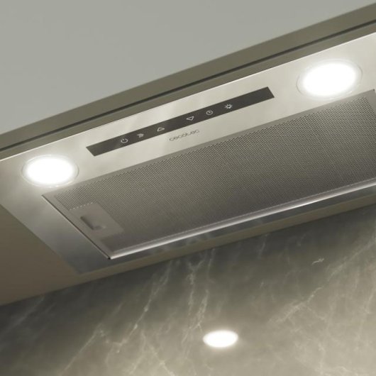 Cecotec Bolero Flux It 525500 Campana Integrable 52cm 70W A++ Inox