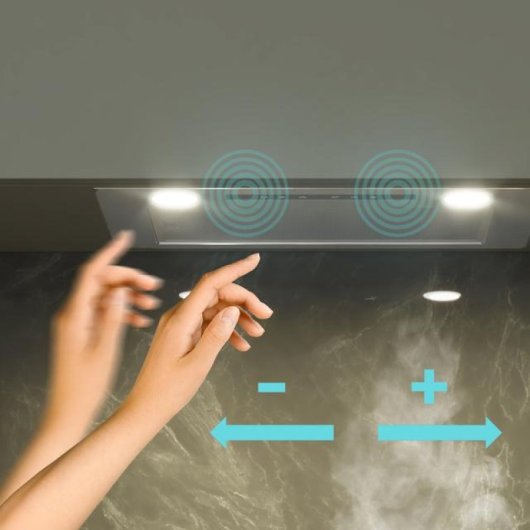 Cecotec Bolero Flux It 525500 Campana Integrable 52cm 70W A++ Inox