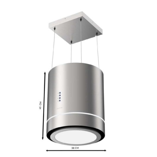 Cecotec Bolero Flux Cre 448000 Campana De Isla 38cm A++ Inox