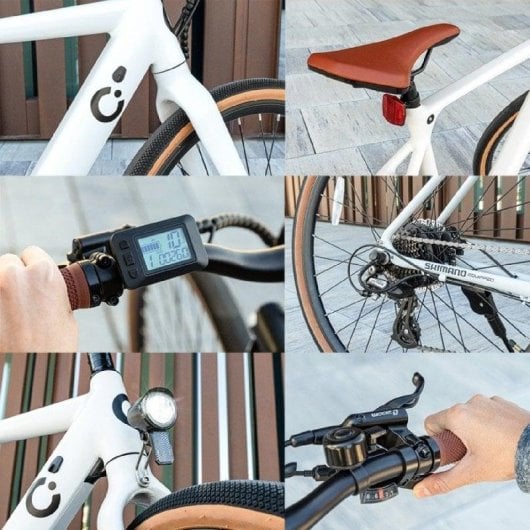 E-Bike Cecotec Sprint 28" Urban 70 km Reichweite LCD Shimano Altus