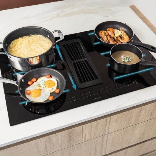 Cecotec Bolero Squad Ih 4800 Totalflex80 Placa De Inducción 2 Zonas TotalFlex 7400W A Negro