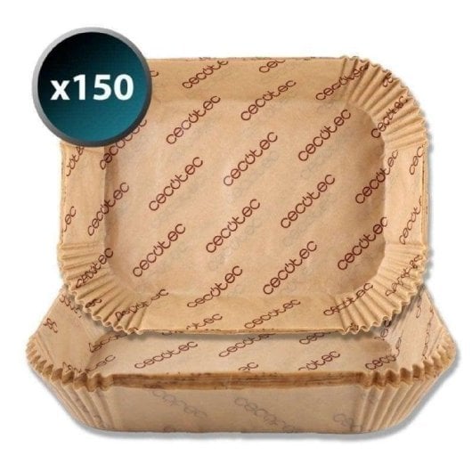 Acessórios para Fritadeira de Ar Cecotec Cecofry Twinbucket 4.5L 150 Papéis Compostáveis