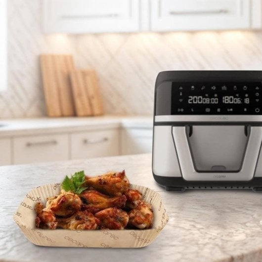 Acessórios para Fritadeira de Ar Cecotec Cecofry Twinbucket 4.5L 150 Papéis Compostáveis