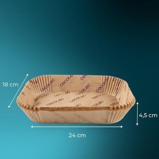 Acessórios para Fritadeira de Ar Cecotec Cecofry Twinbucket 4.5L 150 Papéis Compostáveis