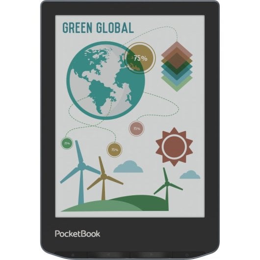 PocketBook Verse Pro Color E-reader 6" Écran tactile Lecteur de livres électroniques étanche Livres audio Bleu