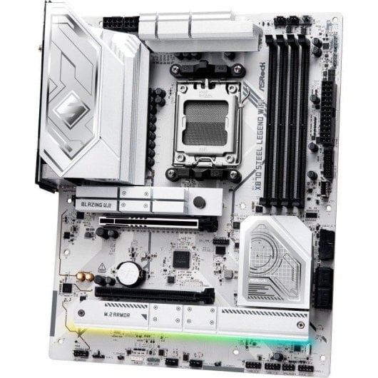Carte mère ASRock X870 STEEL LEGEND AMD X870 Socket AM5 DDR5 ATX WiFi 7 USB4 2.5GbE M.2 RAID