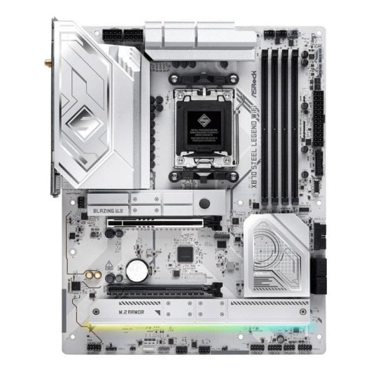 Carte mère ASRock X870 STEEL LEGEND AMD X870 Socket AM5 DDR5 ATX WiFi 7 USB4 2.5GbE M.2 RAID