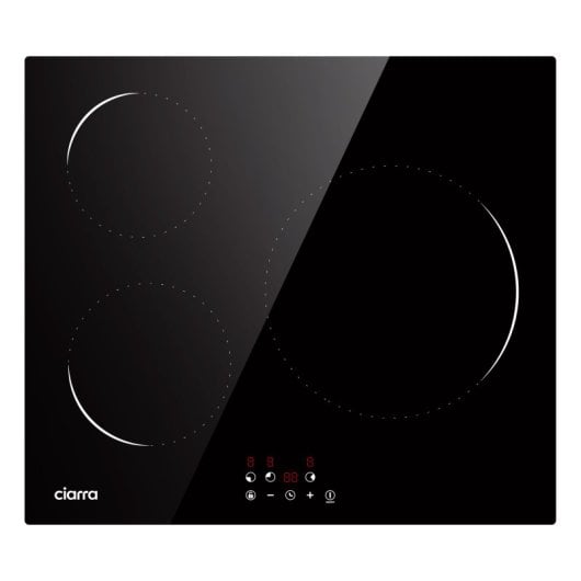 Plaque à induction Ciarra CABBIH3-C 3 zones 60 cm 5600 W Noir