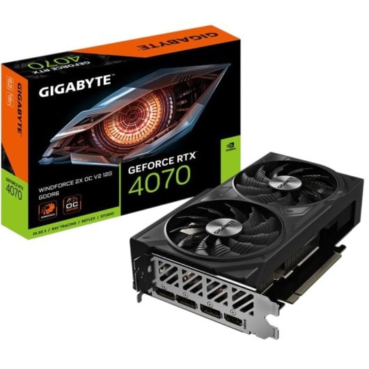 Gigabyte Geforce Rtx 4070 Windforce 2x Oc 12g V2