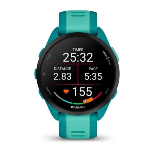 Garmin Forerunner 165 Music GPS Bluetooth 43mm AMOLED Azul Resistente à Água 5ATM SpO2