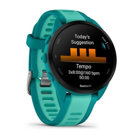 Garmin Forerunner 165 Music GPS Bluetooth 43mm AMOLED Azul Resistente à Água 5ATM SpO2
