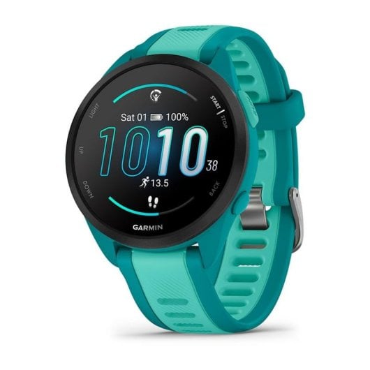 Garmin Forerunner 165 Music GPS Bluetooth 43mm AMOLED Azul Resistente à Água 5ATM SpO2