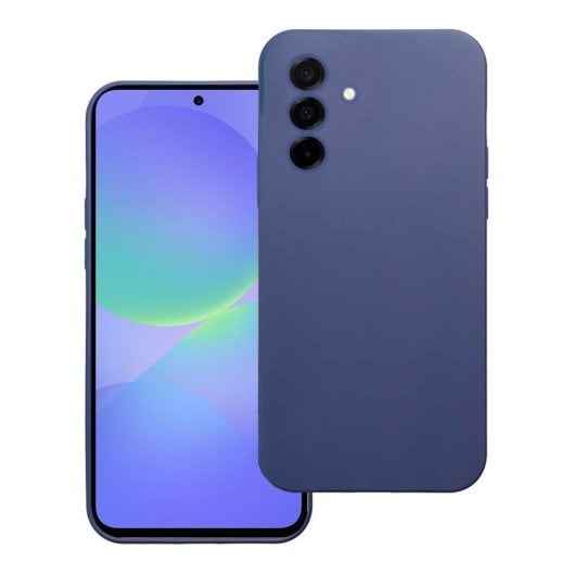 Coque en silicone tendance pour Samsung Galaxy A36 5G (bleu)