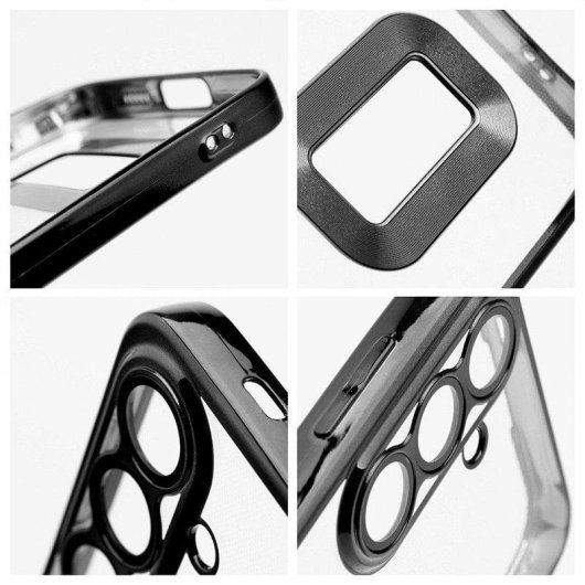 Funda COOL con borde negro metalizado para Samsung Galaxy A26 5G, A17 4G/5G y A18