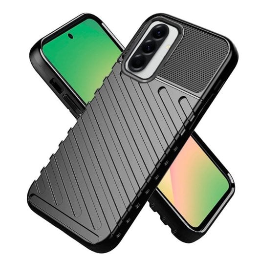 Coole Hülle für Samsung Galaxy A56 5G Thunder Black