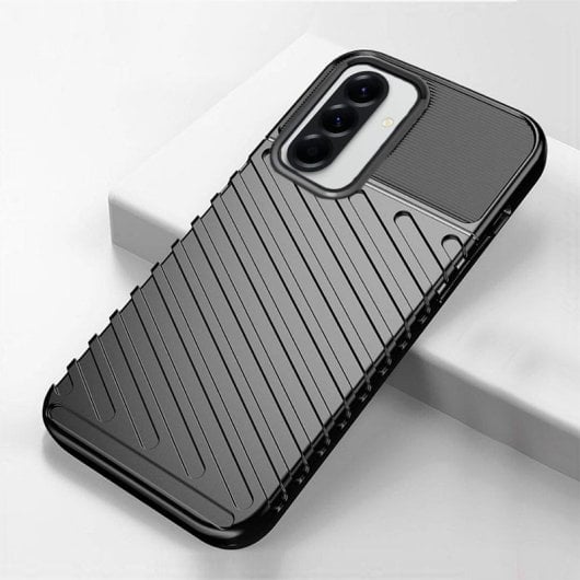 Coole Hülle für Samsung Galaxy A56 5G Thunder Black