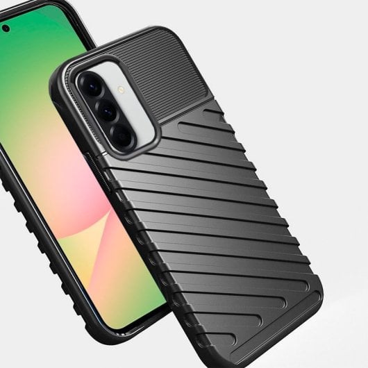 Coole Hülle für Samsung Galaxy A56 5G Thunder Black