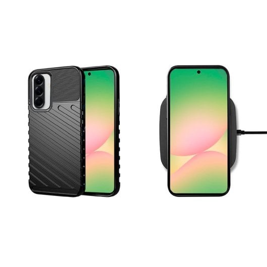 Coole Hülle für Samsung Galaxy A56 5G Thunder Black