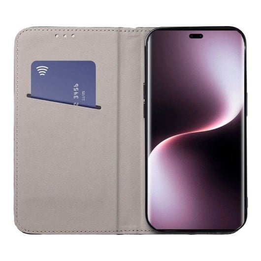 Étui à rabat COOL pour Honor Magic 7 Lite, noir uni