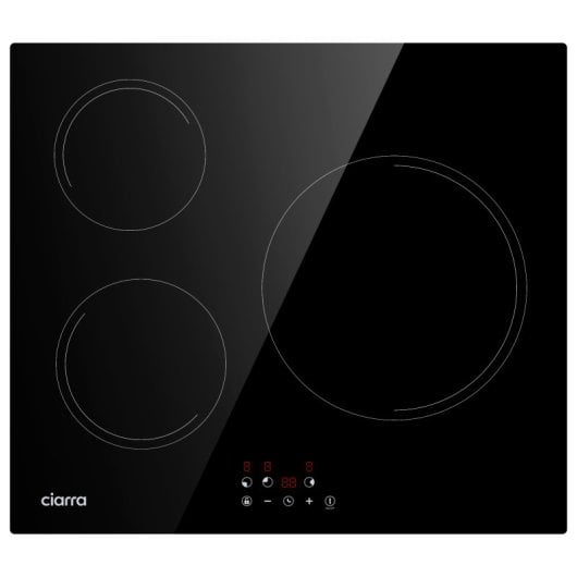 Ciarra AWBBIH3-E Plaque à induction 3 zones 60 cm 6100 W Noir