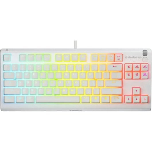 SteelSeries Apex 3 TKL Teclado Gaming RGB Blanco Teclado USA