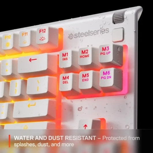SteelSeries Apex 3 TKL Teclado Gaming RGB Blanco Teclado USA