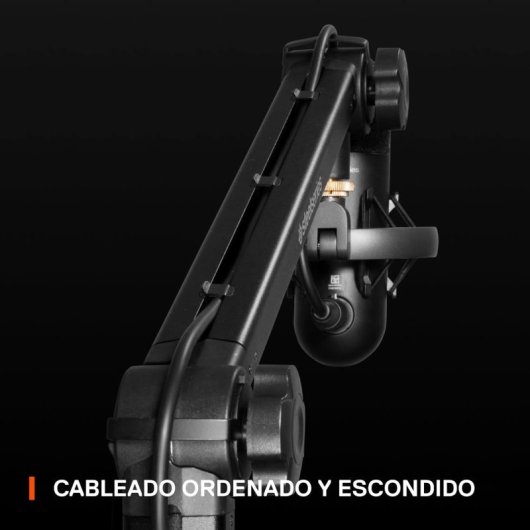 SteelSeries Alias Boom Arm Braço de Suporte Giratório 360º para Microfones Preto