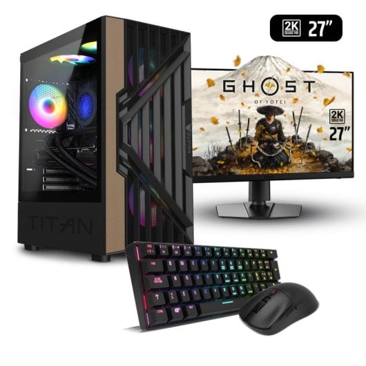 PC Racing D5 Equinox Gaming Intel Core i5-14600KF/32GB/2TB SSD/RTX 5070 + Monitor 27" 2k + Combo Gaming