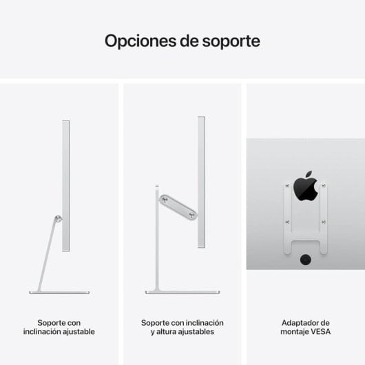 Apple Studio Display Vidrio Estándar Soporte Inclinación Ajustable 27" Retina 5K USB-C Webcam