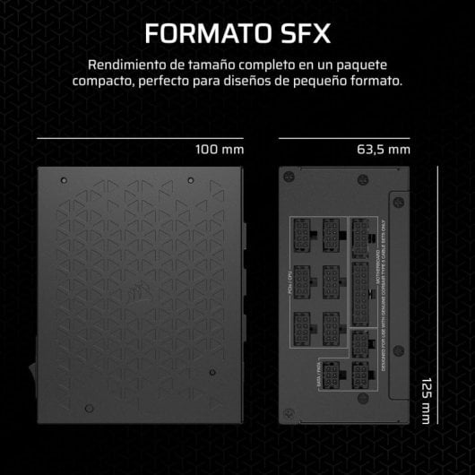 Corsair SF1000 PCIe 5.1 ATX 3.1 1000W 80 Plus Platinum Modular